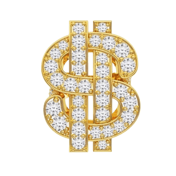 Super Dollar Diamond Ring 14k Solid Gold 9.25ctw