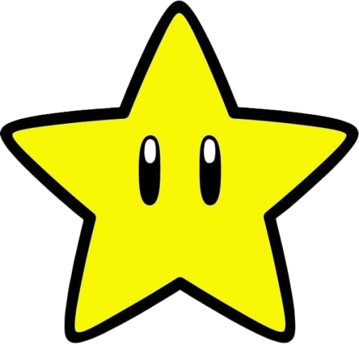 Super Mario Star Sticker