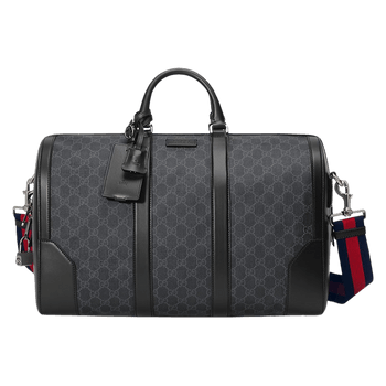 GG Black Duffle Bag