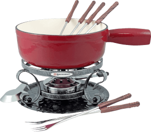 Iron Cheese Fondue Set