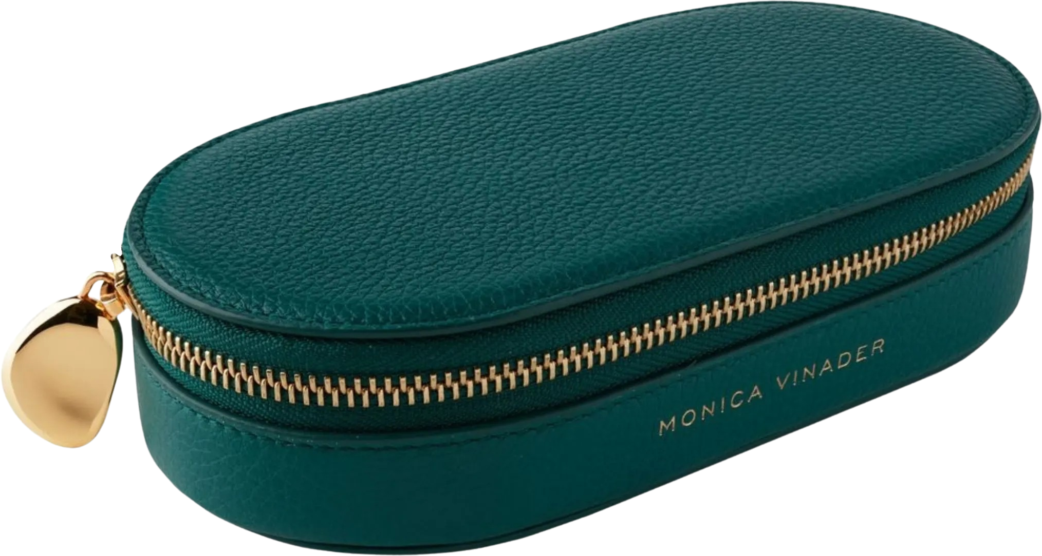 Oval Leather Jewellery Box