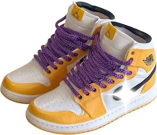 LABUBU Collector High-Tops Bold Yellow Purple Mix