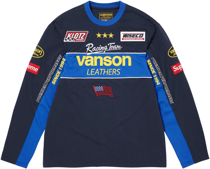 Vanson Leathers L/S Top