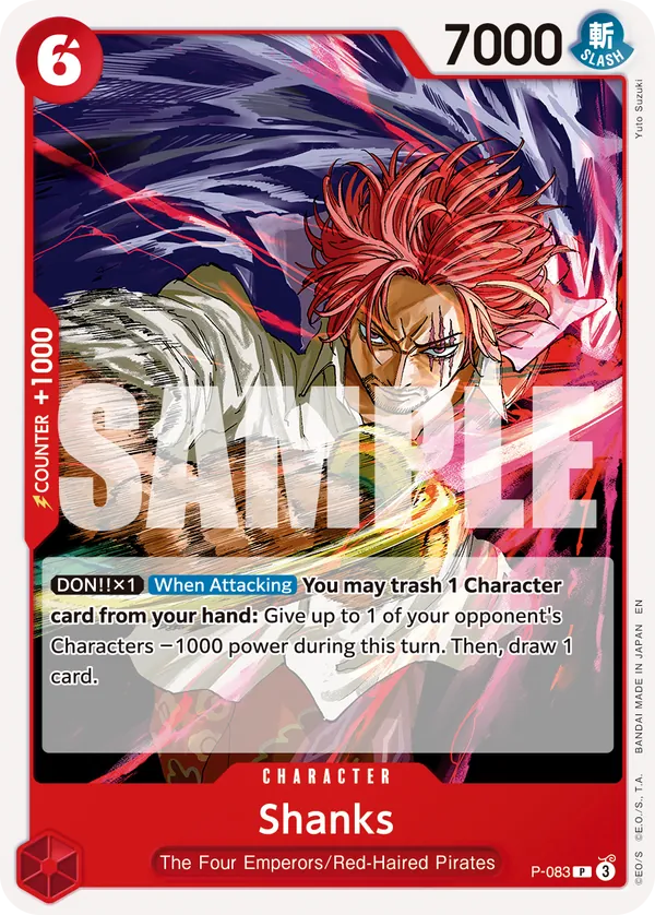 ONE PIECE Card Game x Bandai Shanks