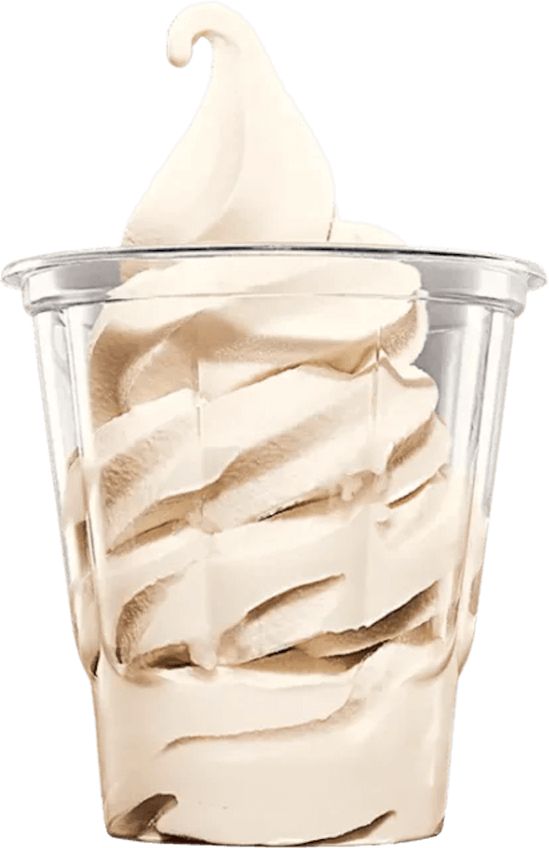 Burger King Soft Serve Cup