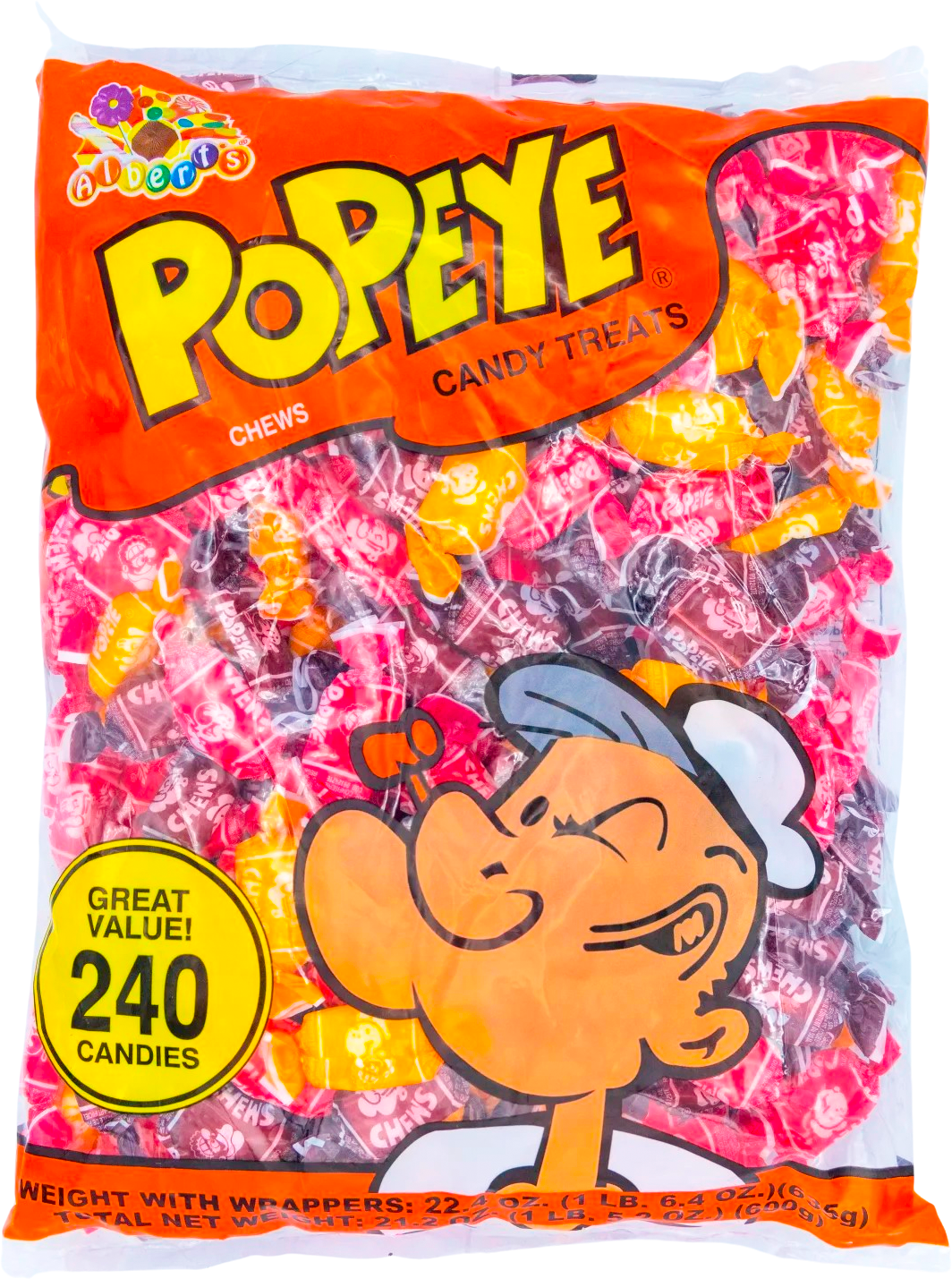 Albert's Popeye Candy Chews