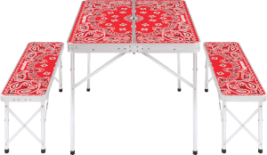 Supreme Coleman Folding Table Set