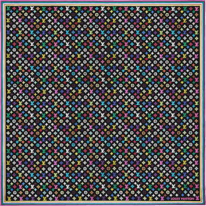 Louis Vuitton x Murakami Monogram Multicolor Shawl