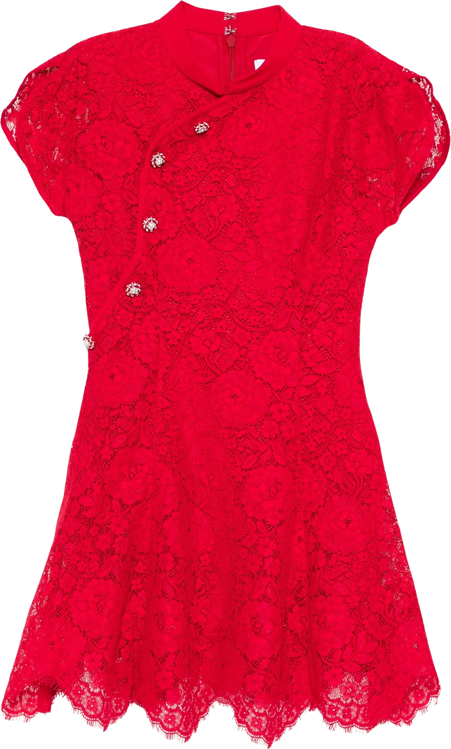 Fine Lace Mini Dress