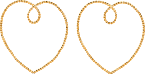 The Heart of Gold Earrings