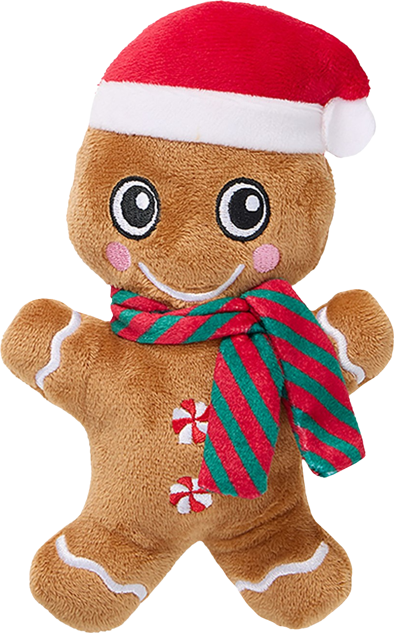 Christmas Gingerbread Dog Toy