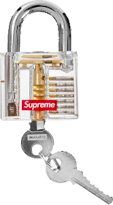 Supreme Transparent Lock Clear
