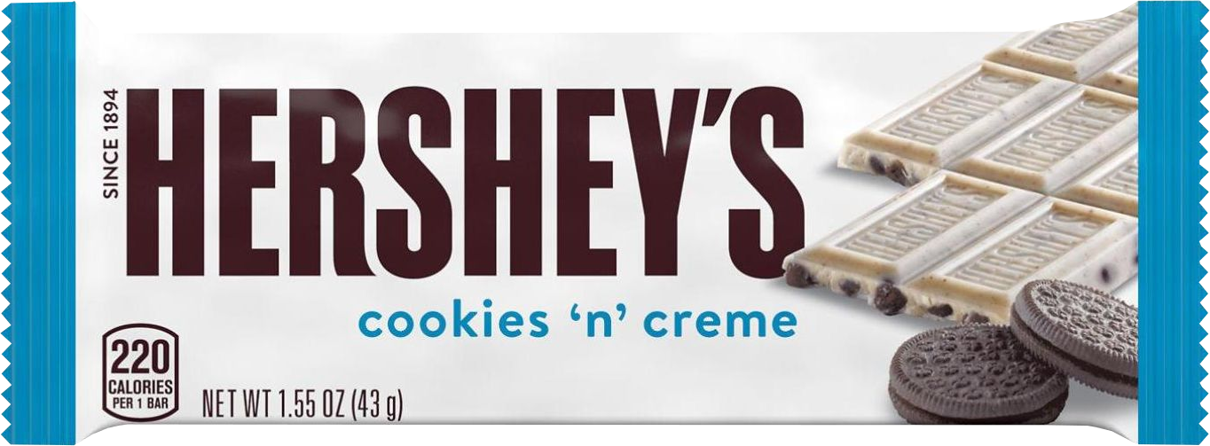 Hershey's Cookies 'n' Creme Candy Bar