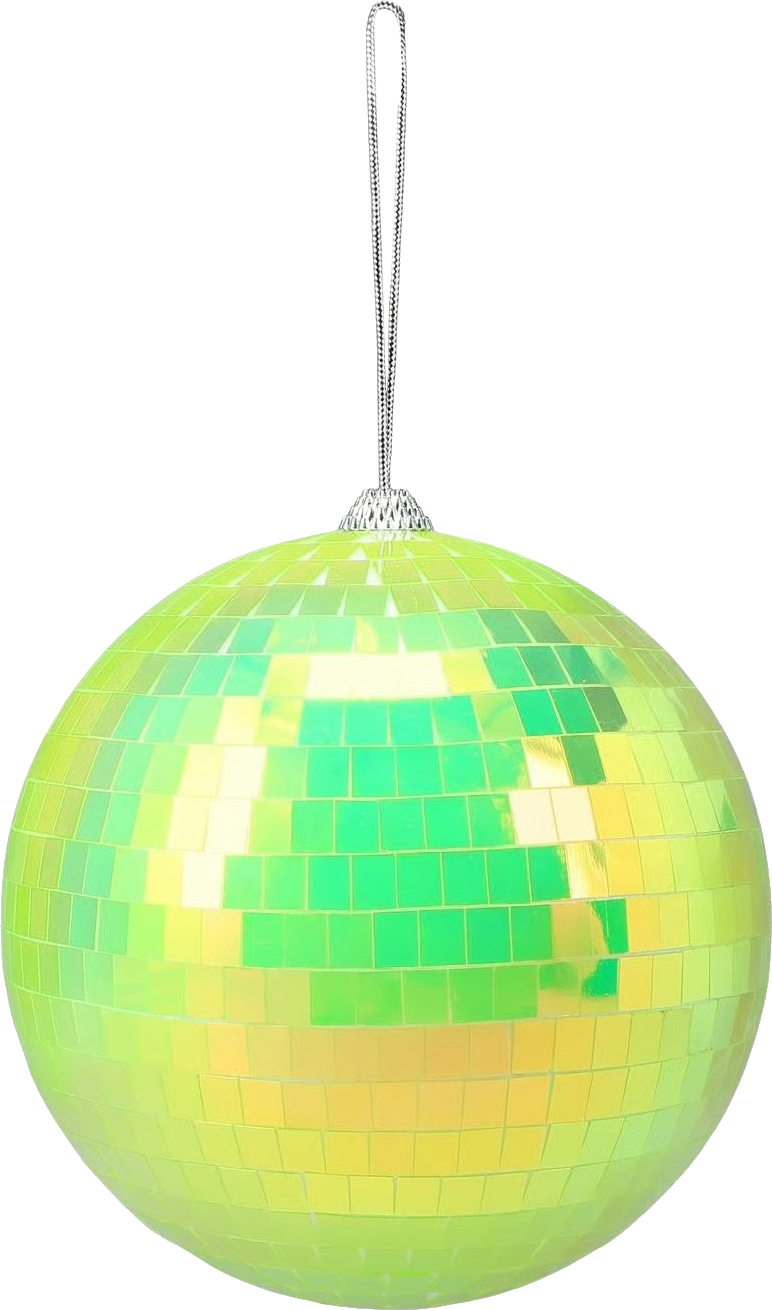 Disco Ball Décor Green