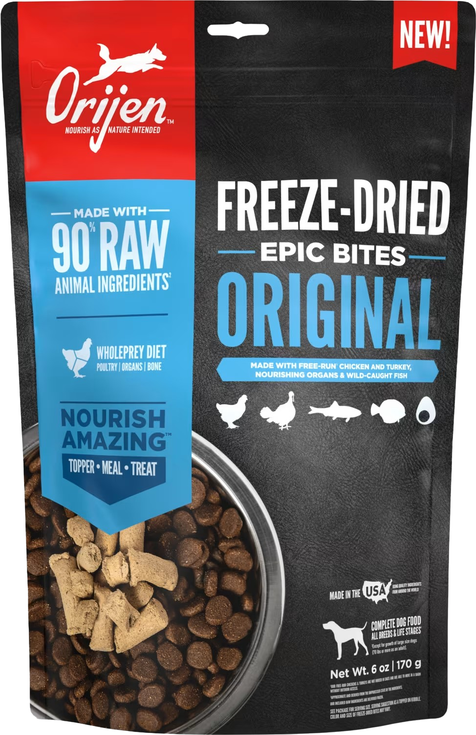 Freeze Dried Ingredients Dog Food