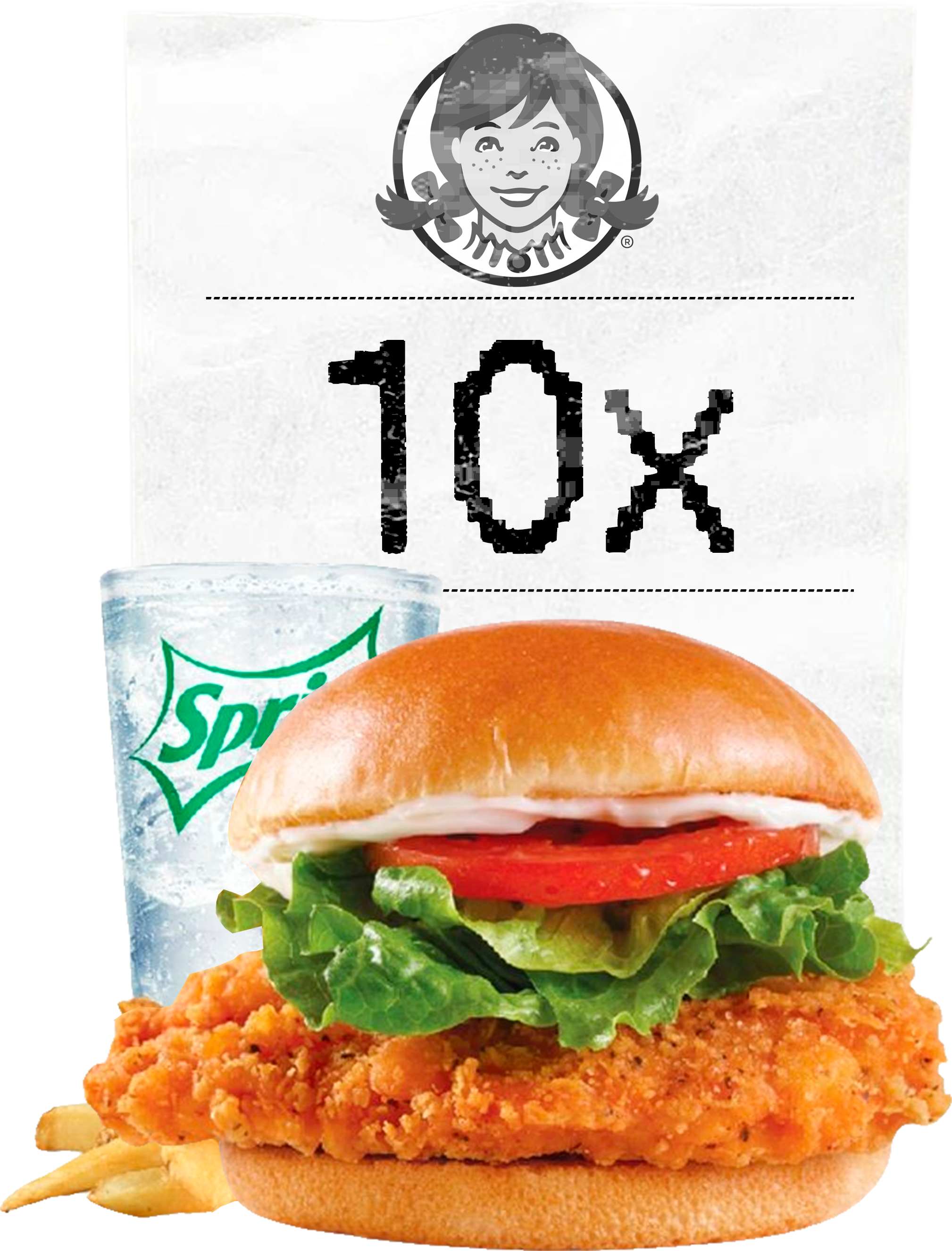 Wendy's 10x Spicy Chicken Sandwich Combo