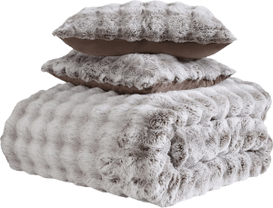 Ridgeline Faux Fur Comforter & Shams Set