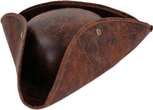 Faux Leather Pirate Hat