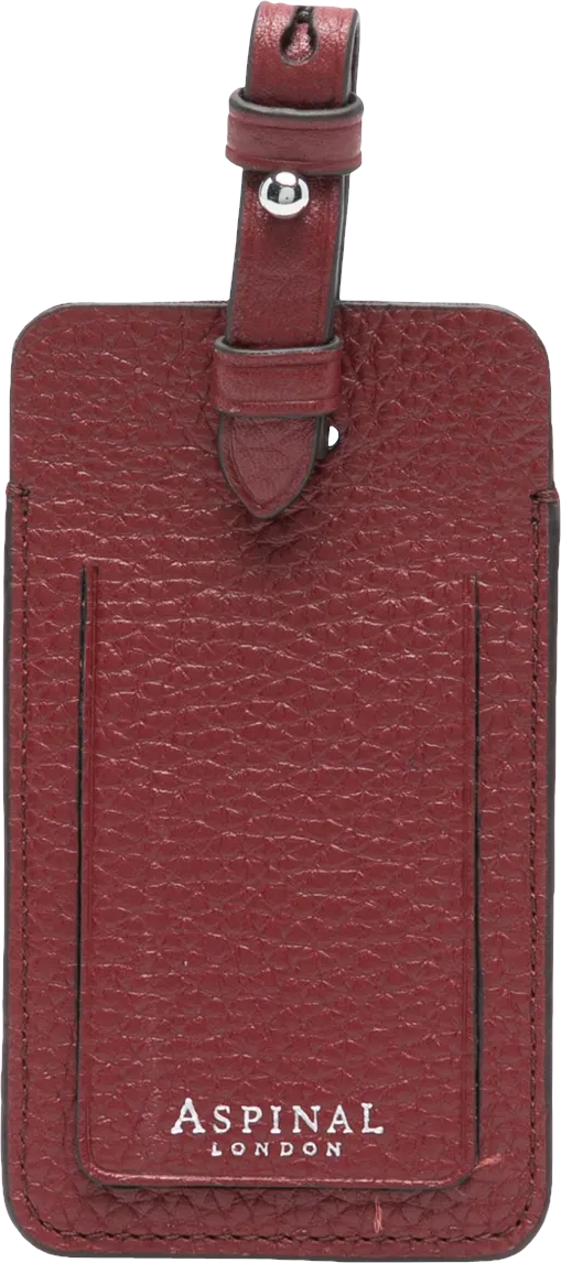 Aspinal Of London Leather Luggage Tag