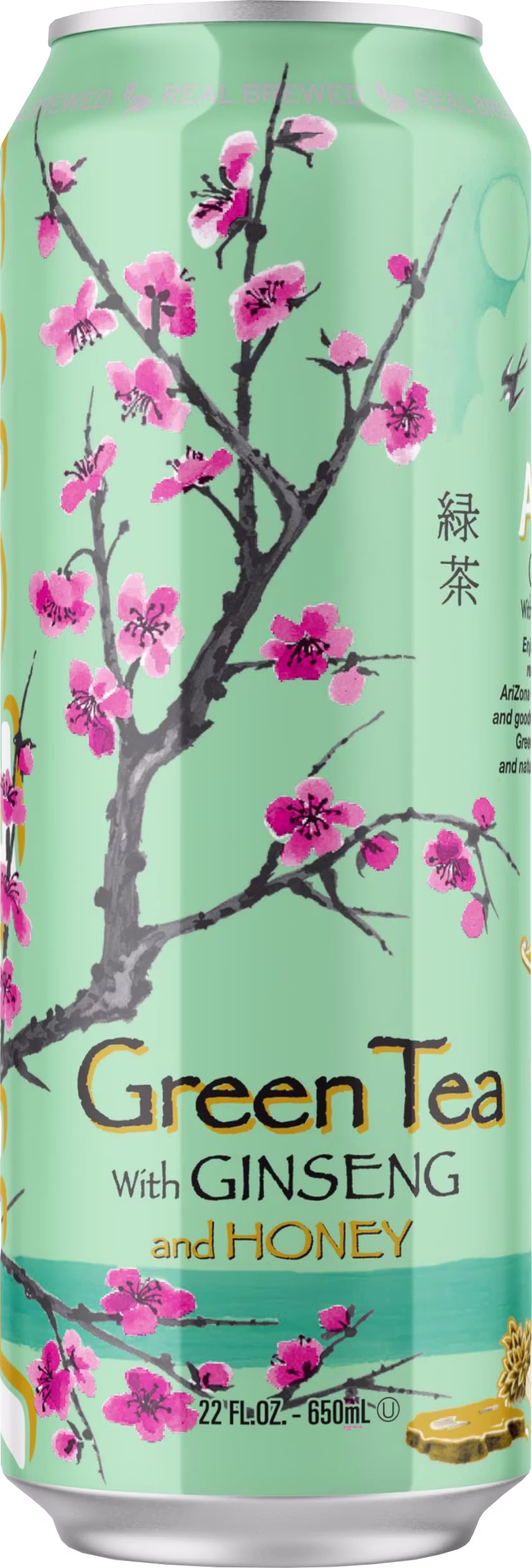 Green Tea Can with Ginseng & Honey
