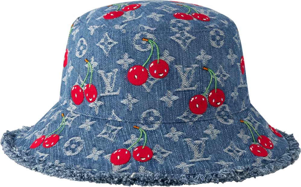 Denim Cerise Bucket Hat