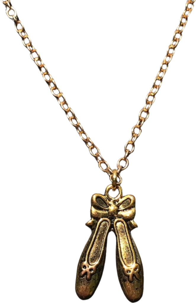 Nancy Wheeler Gold Ballet Necklace