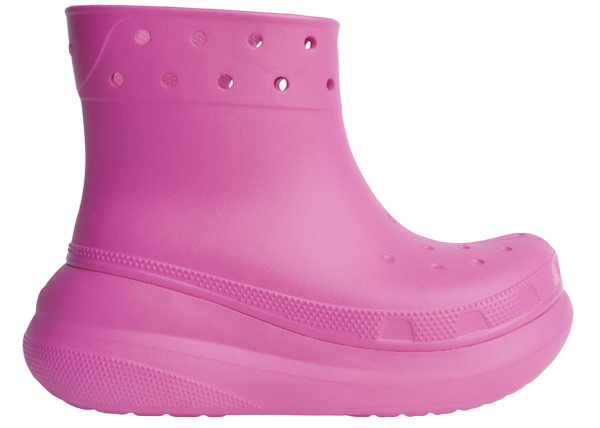 Crocs Classic Crush Rain Boot Juice Pink