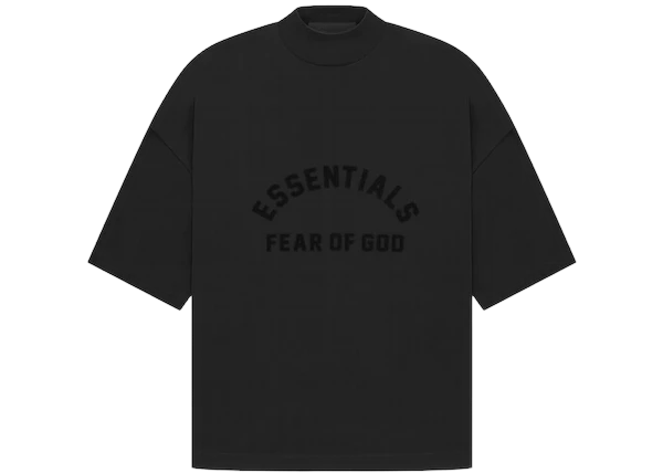 Fear of God Essentials Arch Logo Tee Jet Black