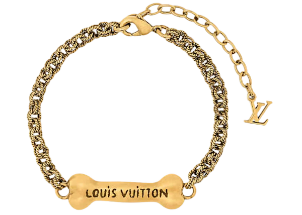 Louis Vuitton LV Bone Bracelet Gold