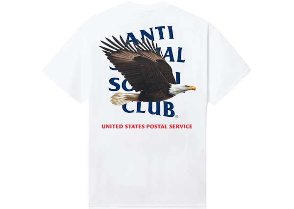 Anti Social Social Club x USPS Priority Tee White