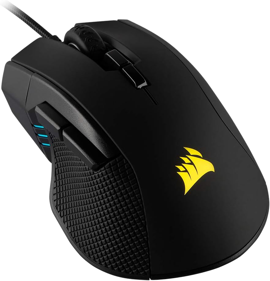 Corsair IRONCLAW RGB Wired Gaming Mouse - Black