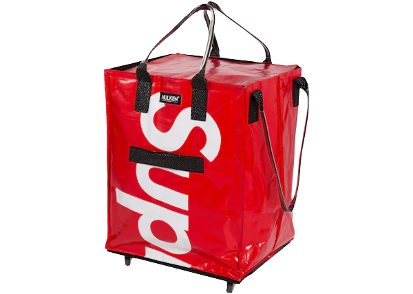 Supreme Hulken Rolling Tote Bag Red