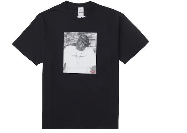 Supreme Jordan Biggie S S Top Black