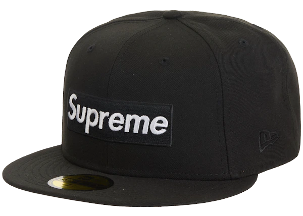 Supreme Sharpie Box Logo New Era Fitted Cap Black