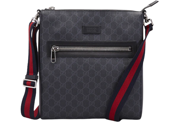 Gucci Messenger GG Supreme Black/Grey