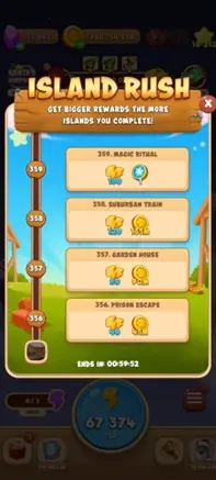 Animals & Coins Island Rush Event