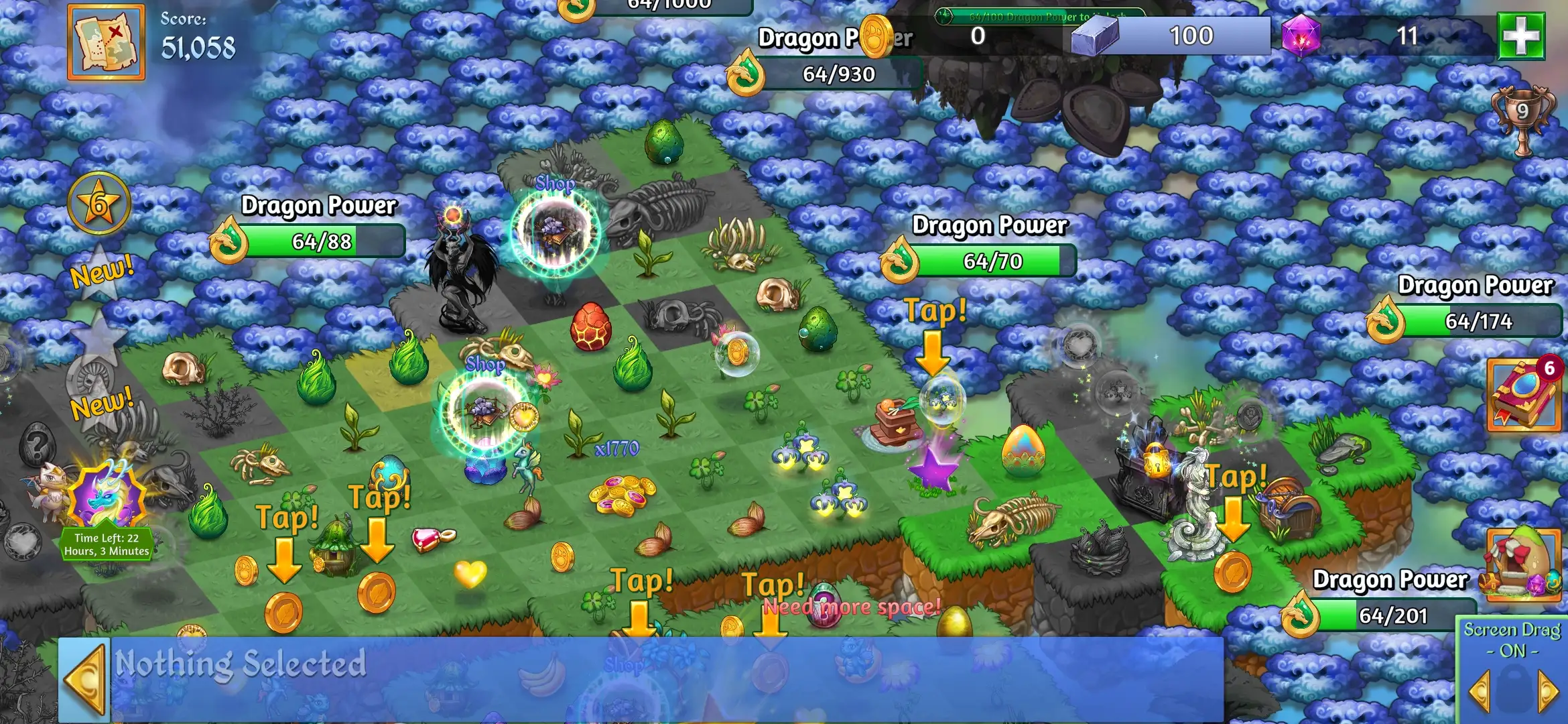 Land expansion with Dragon Power