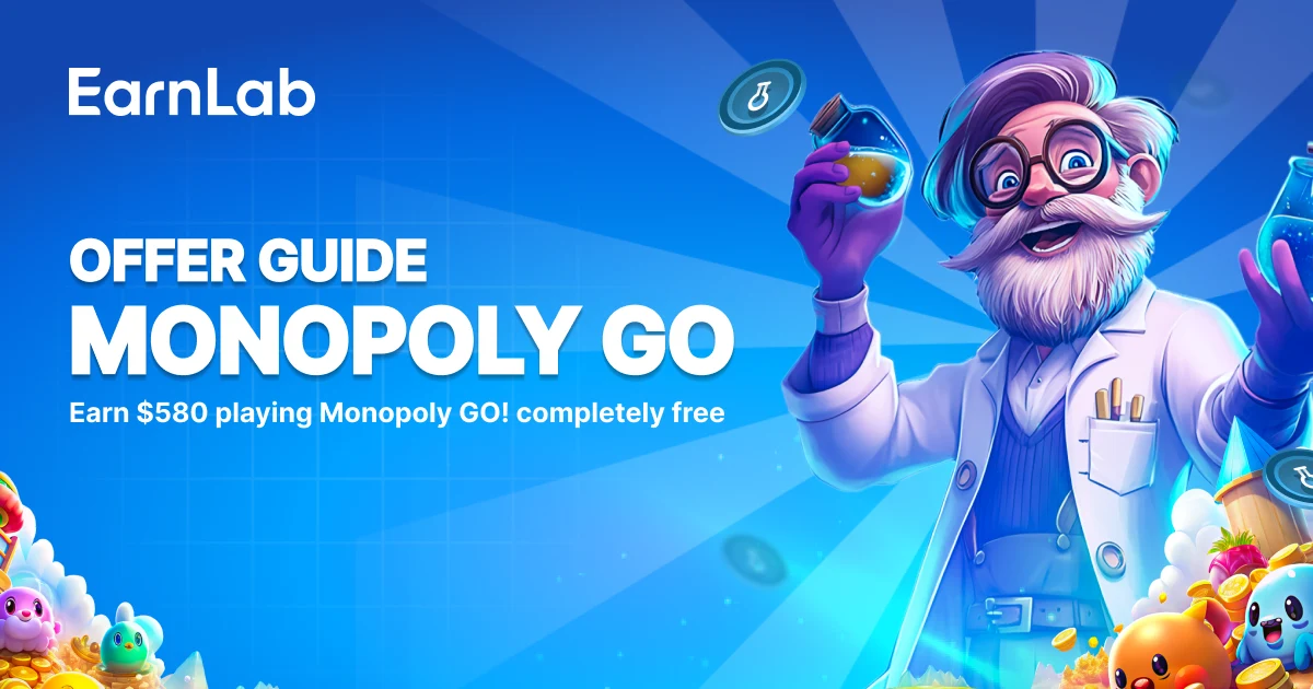 How to Complete the Monopoly GO! Task on EarnLab - Complete Guide