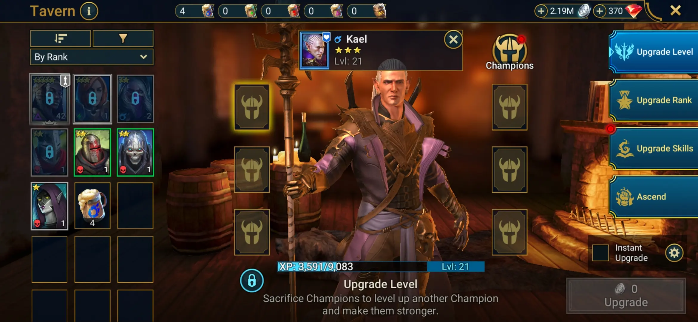 Kael Character Selection